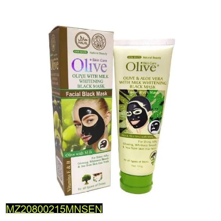 Olive & Aloe Vera Whitening Black Peel-Off Mask 120g