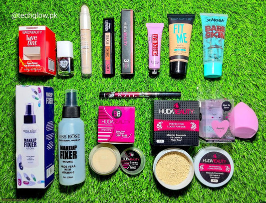 11-in-1 Makeup Kit for Pakistani Women with Aloe Vera & Vitamin E
