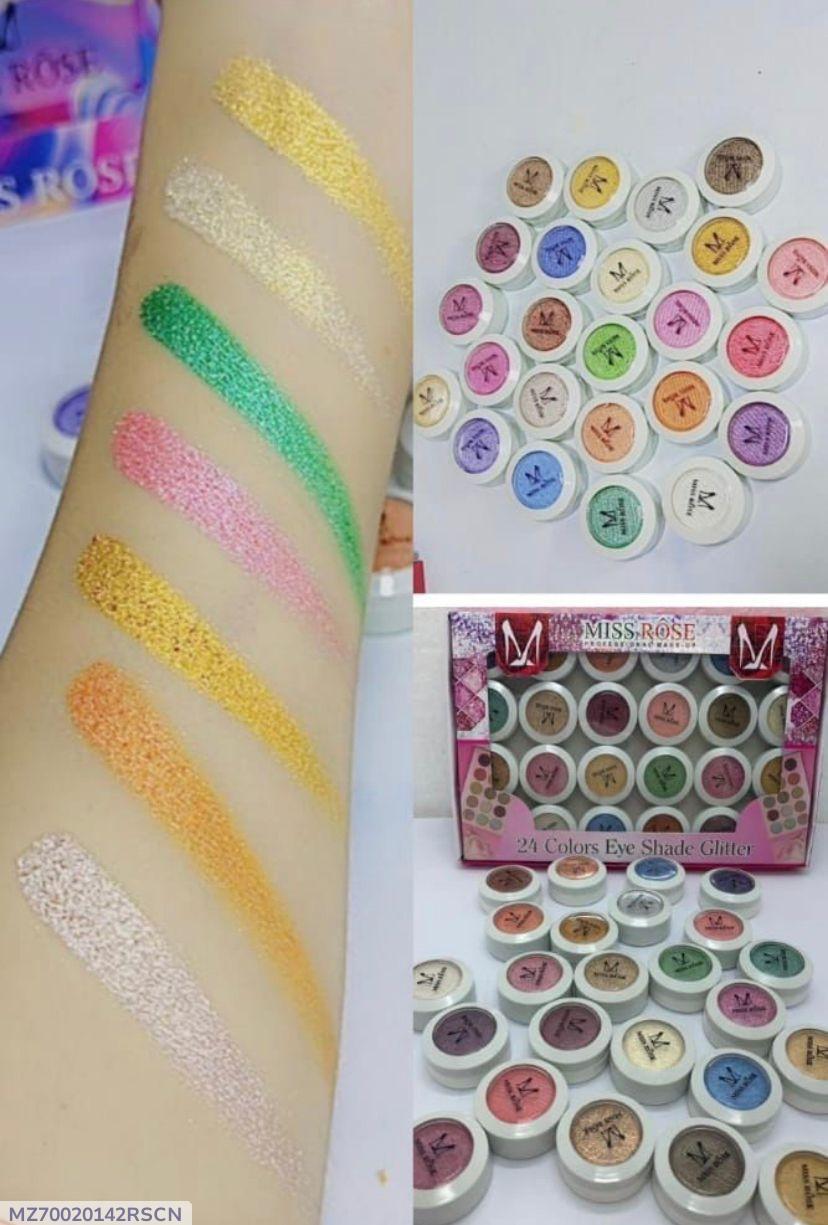 Matte & Glitter Eyeshadow Set 12 Pcs Pakistani Bridal Glam
