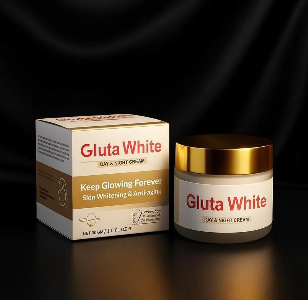 Gluta White 2 in 1 Whitening Cream & Face Wash Bundle