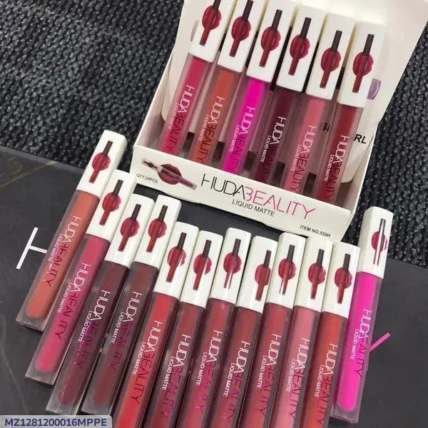 Matte Lip Gloss Set 12 Shades Long Lasting