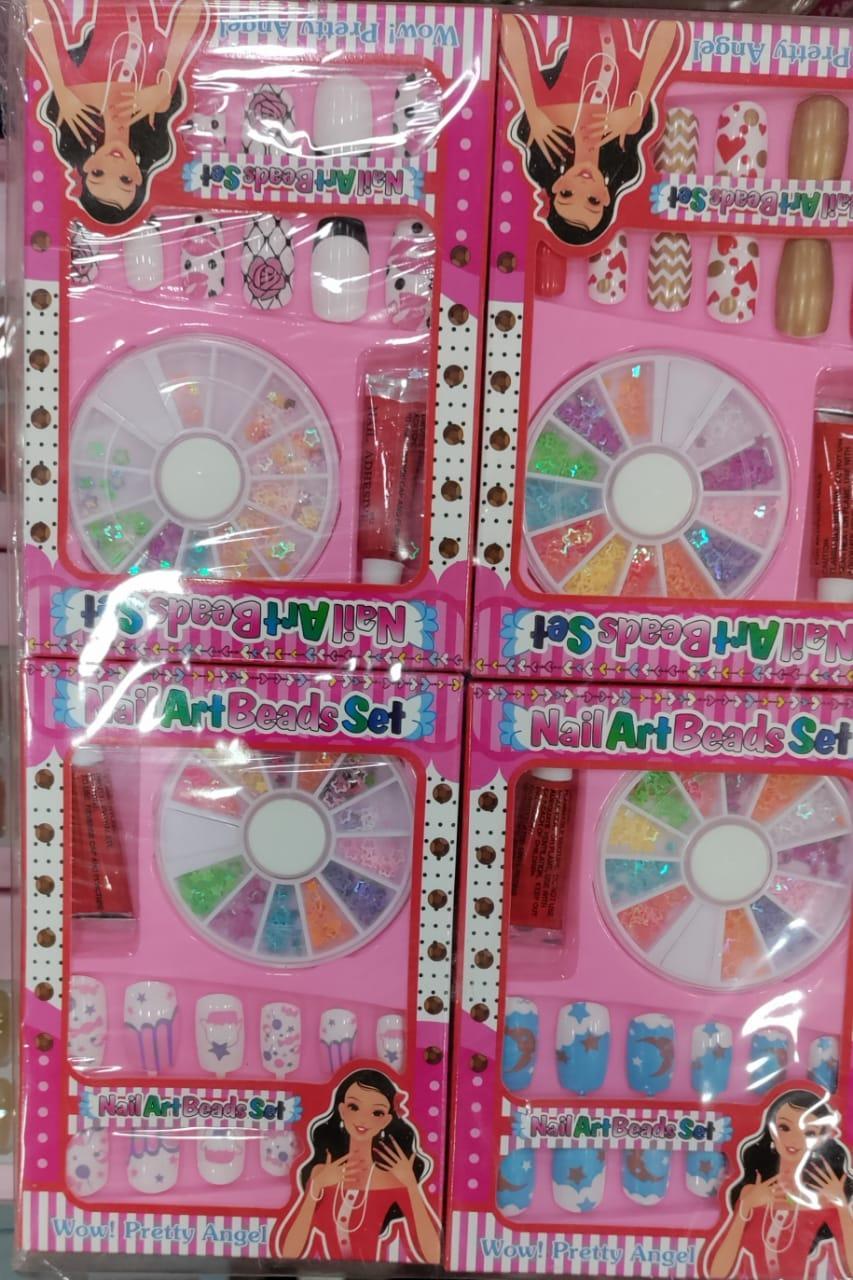 Kids Nail Art Set 12 Pcs Plastic Creative Play