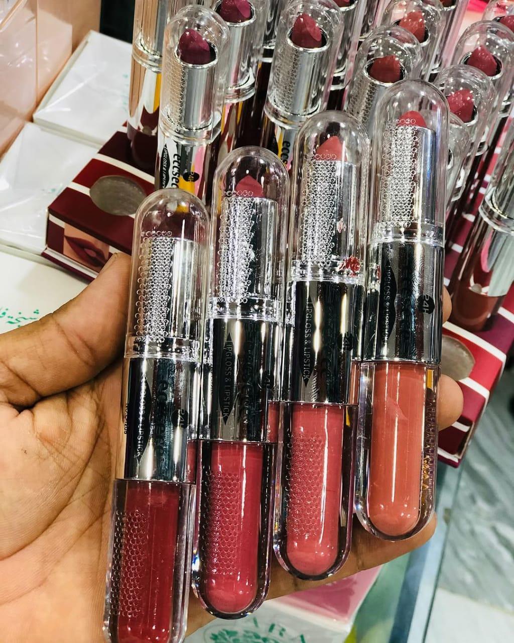 Hydrating Matte Lip Gloss Cherry Nude 2 In 1