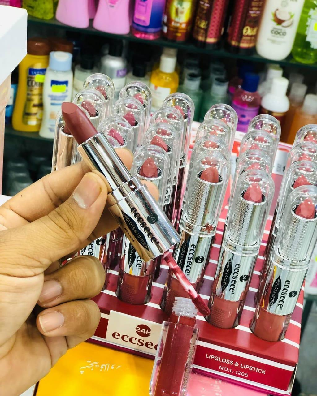 Hydrating Matte Lip Gloss Cherry Nude 2 In 1