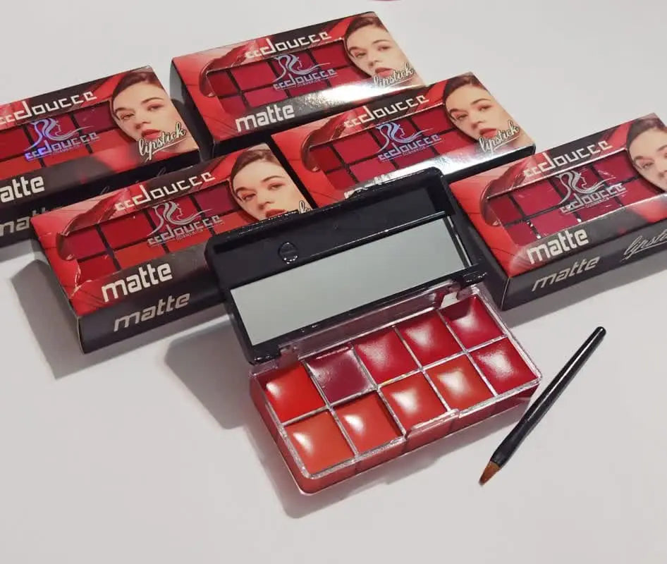 10 In 1 Creamy Lipstick/Blush Palette