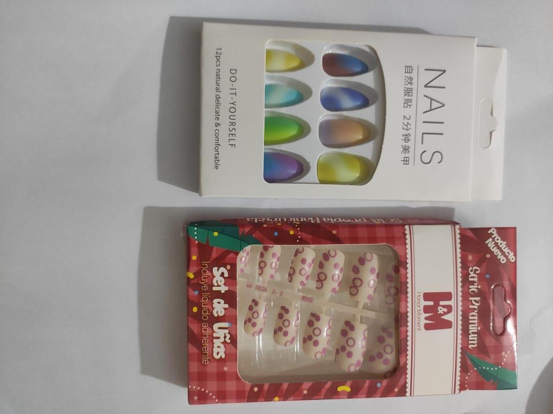 Premium Quality Fake Nails Multicolor Acrylic Pakistani Women