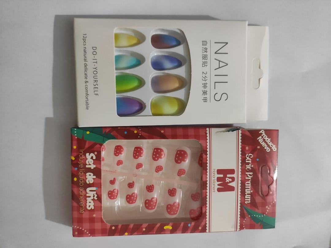 Premium Quality Fake Nails Multicolor Acrylic Pakistani Women