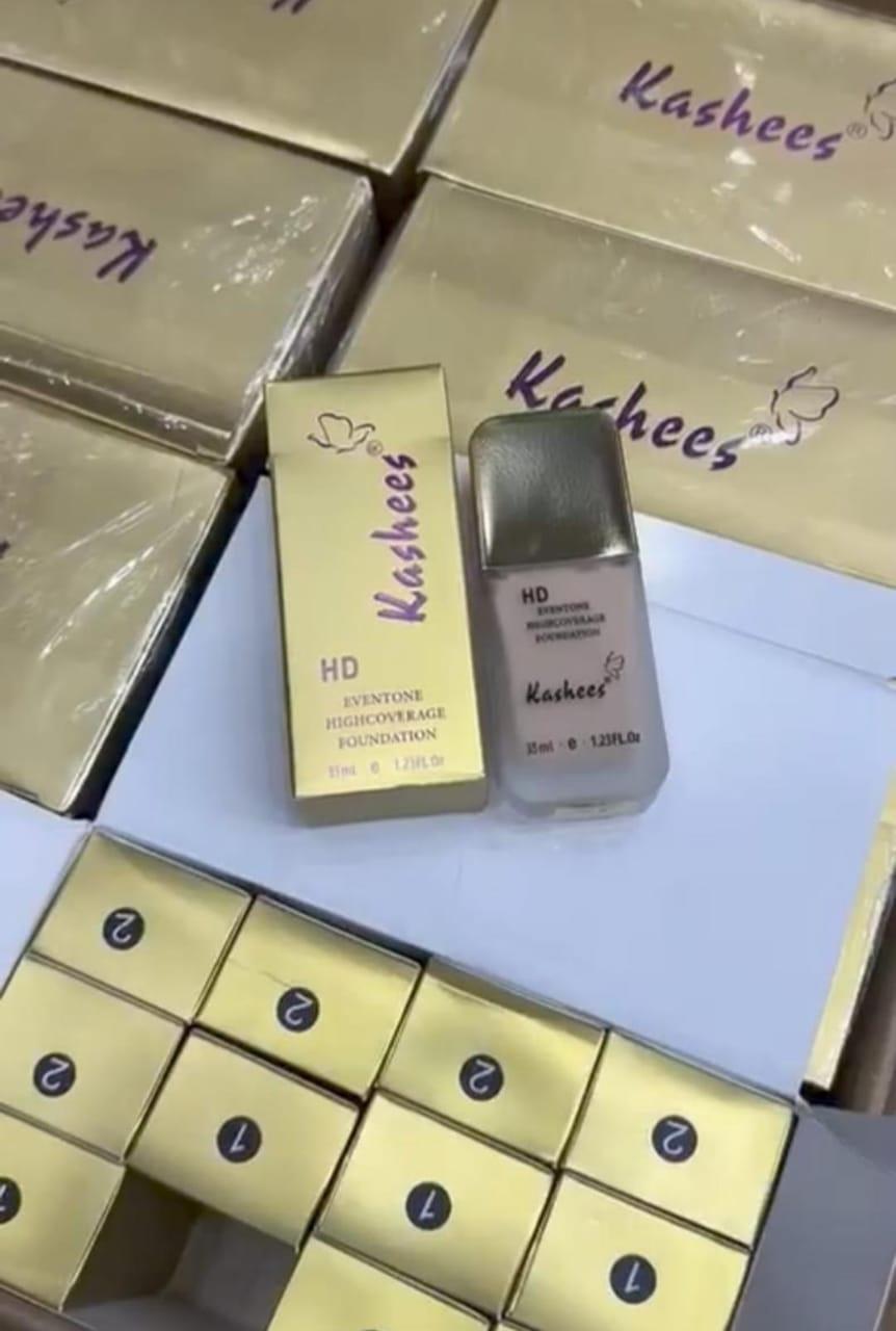 Kashees HD Foundation High Coverage 24Hr Long Lasting