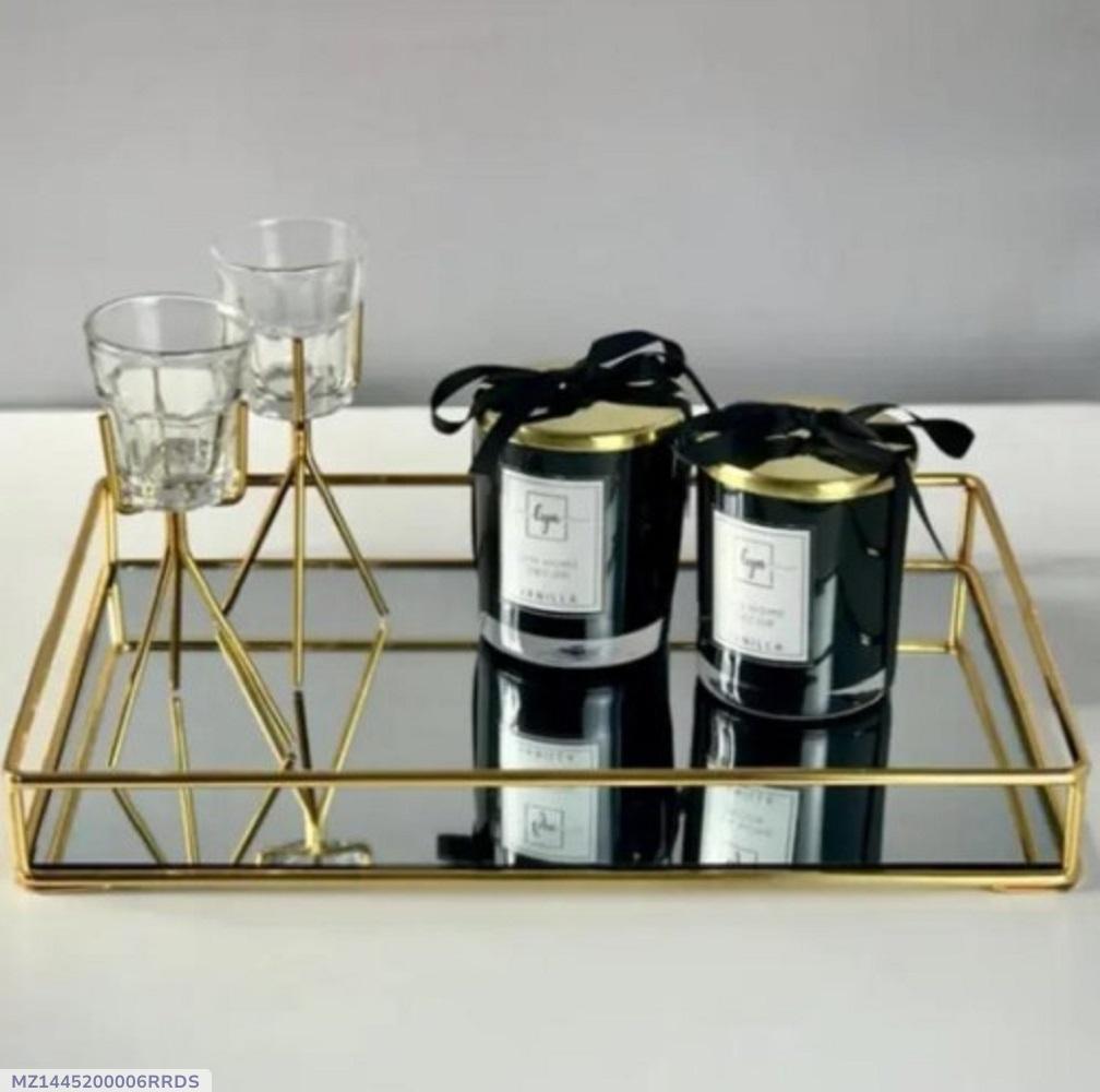 Stylish Makeup Organizer Black Iron Rack 11.5x7"