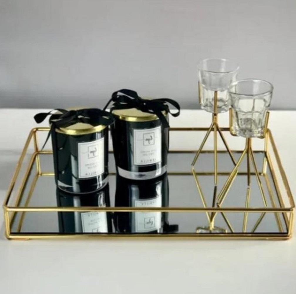 Stylish Makeup Organizer Black Iron Rack 11.5x7"