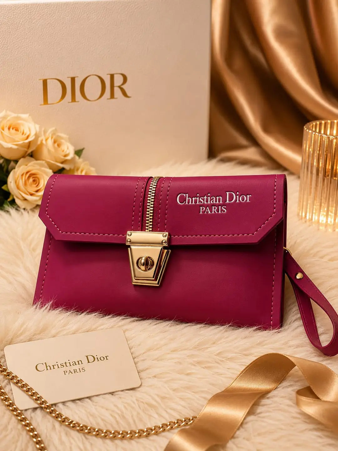 Women's Leather Plain Hand Bag