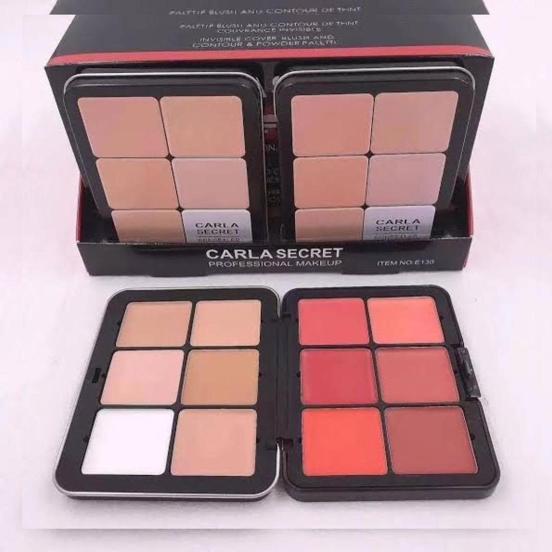 Matte Eyeshadow Palette 2 in 1 Creamy Black