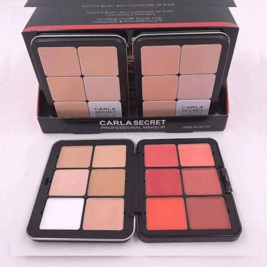 Matte Eyeshadow Palette 2 in 1 Creamy Black