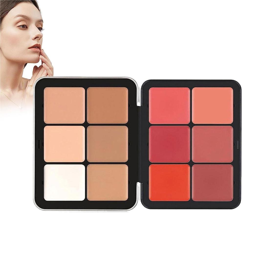 Matte Eyeshadow Palette 2 in 1 Creamy Black