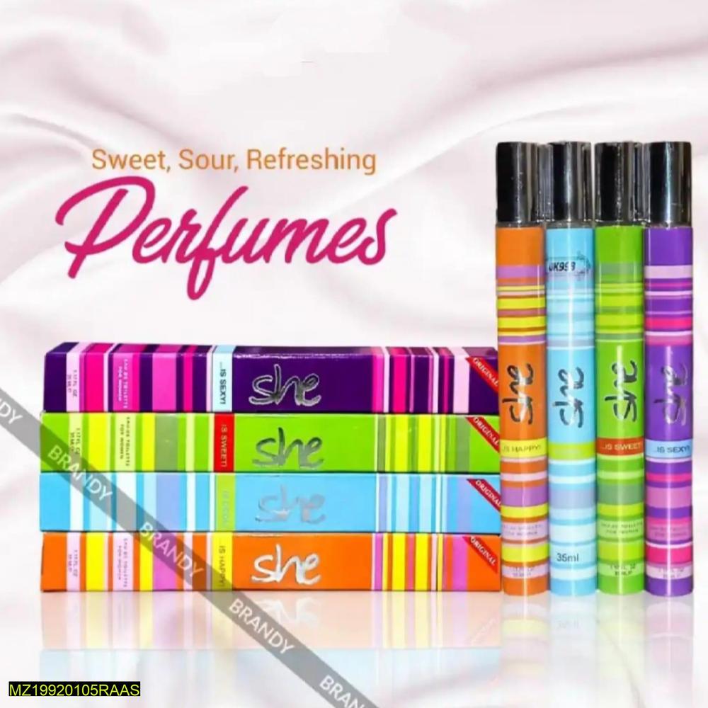Stylish Perfume Tinted Bottles 36ml Sweat Resistant