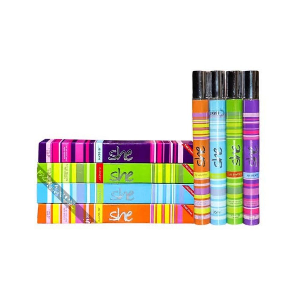 Stylish Perfume Tinted Bottles 36ml Sweat Resistant