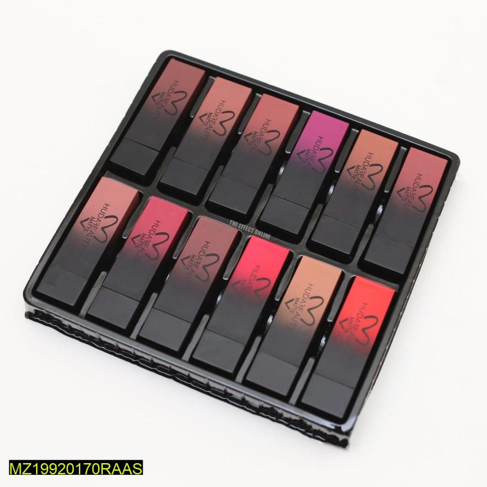 Matte Lipstick Set of 12 Multicolor Shades