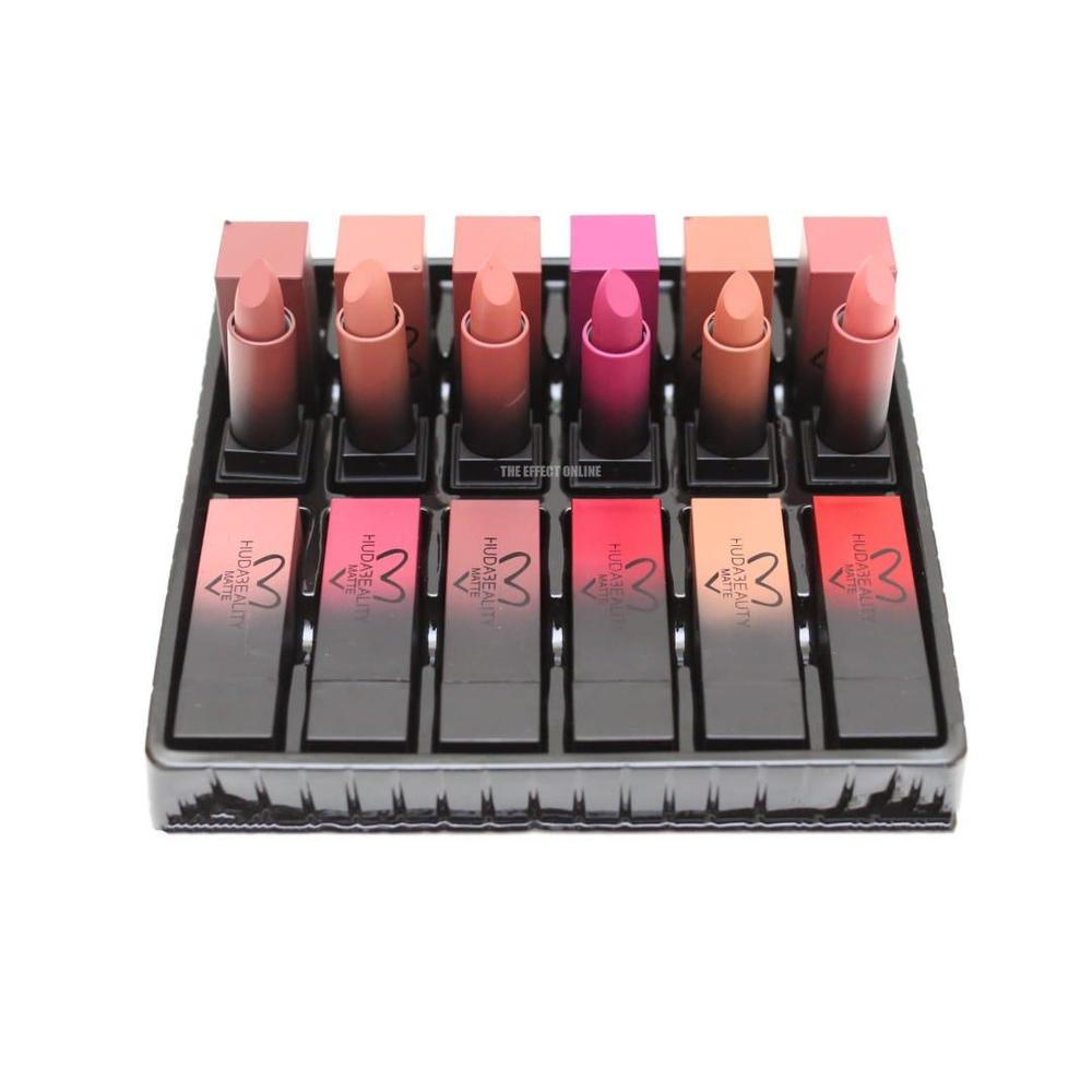 Matte Lipstick Set of 12 Multicolor Shades