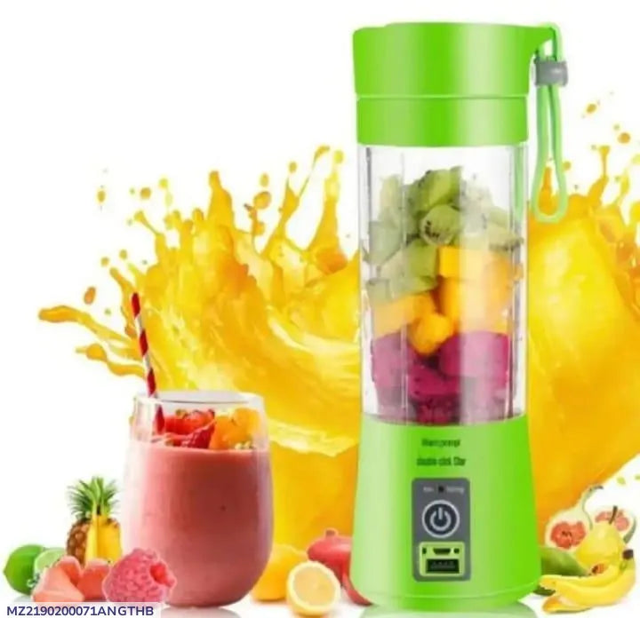Portable 6-Blade Electric Juicer for Home & Travel