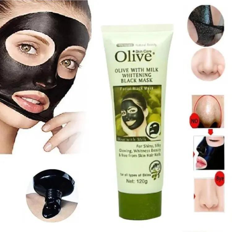 Olive & Aloe Vera Whitening Black Peel-Off Mask 120g