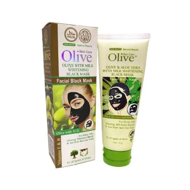 Olive & Aloe Vera Whitening Black Peel-Off Mask 120g