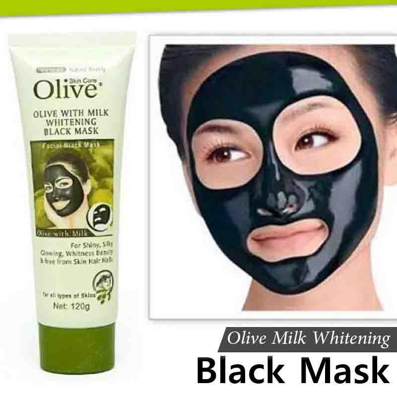 Olive & Aloe Vera Whitening Black Peel-Off Mask 120g