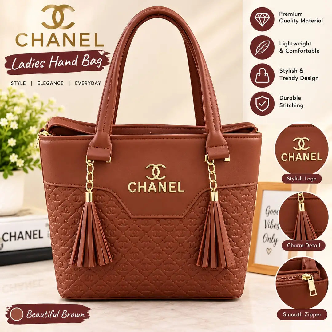 Women's PU Leather Textured Hand Bag