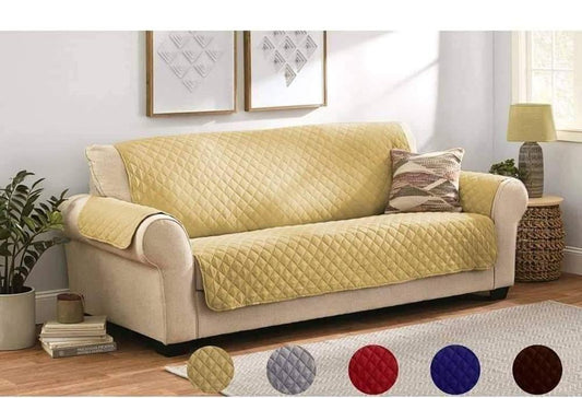 Premium Quilted Sofa Cover for 6-Seater Sofa
