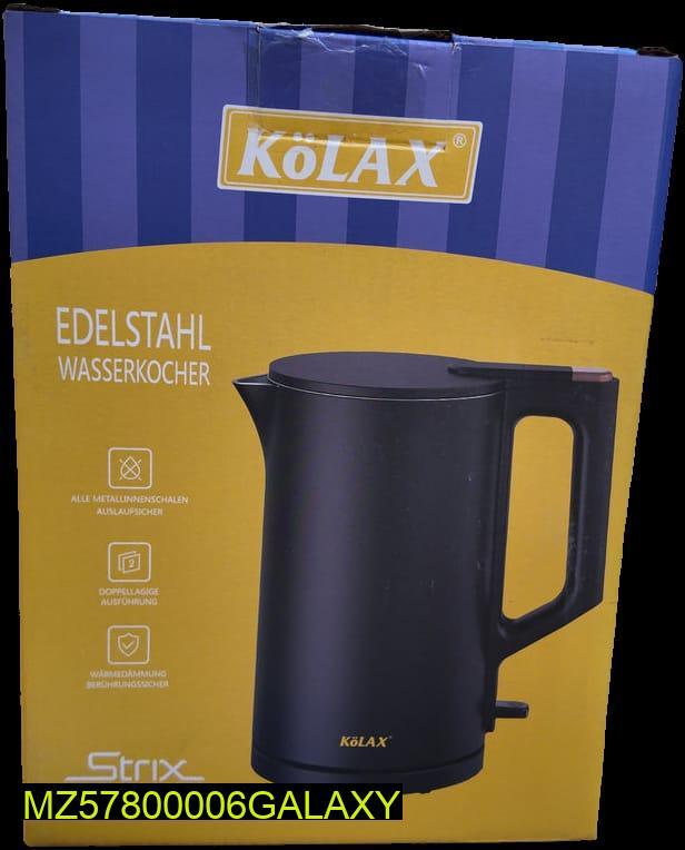 Black Electric Kettle 1.7L Automatic Shut-Off