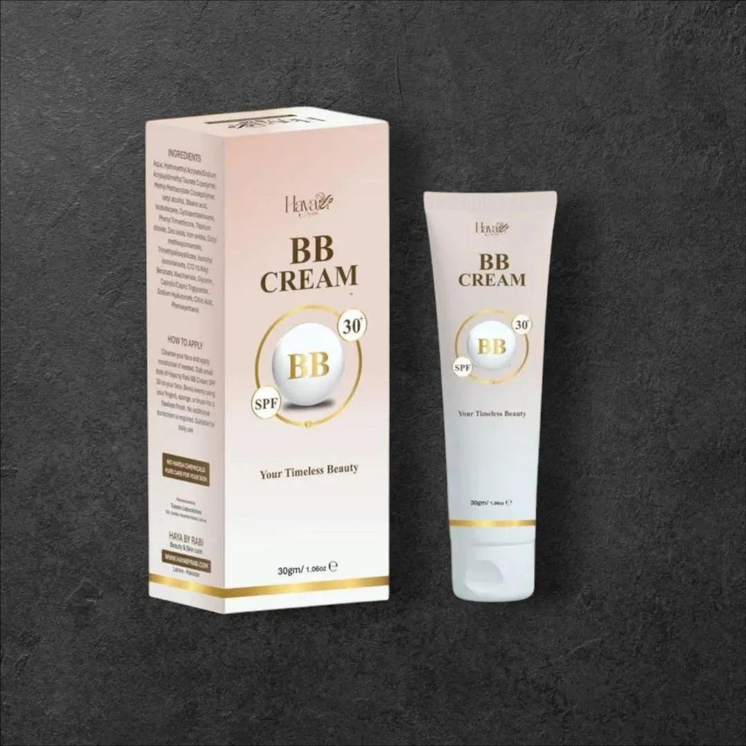 Haya BB Cream High Coverage Glowy Matte SPF50 Natural Shade