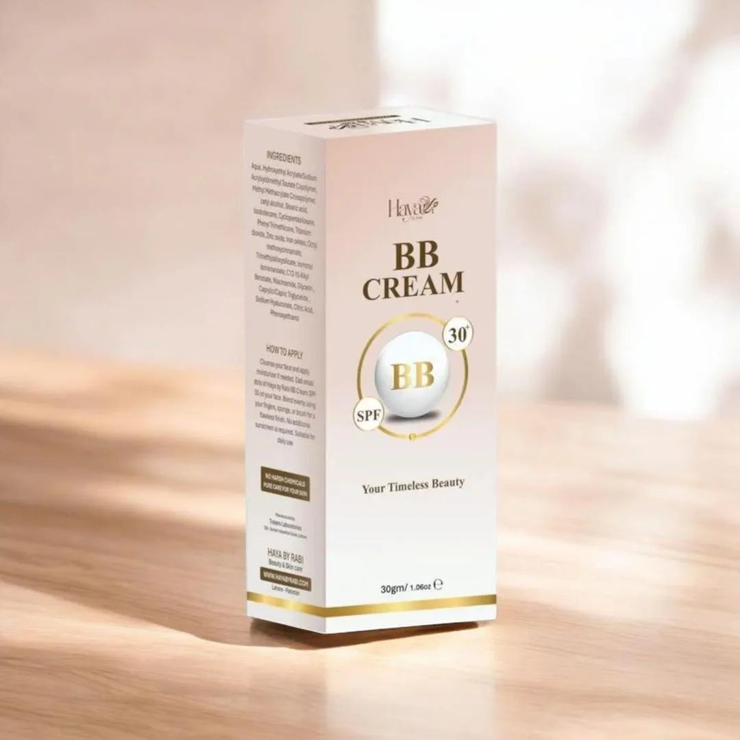 Haya BB Cream High Coverage Glowy Matte SPF50 Natural Shade