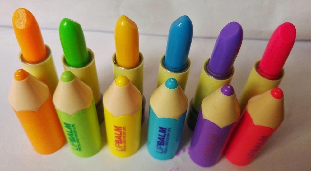 Pencil Shaped Lip Balms Premium Cream Long Lasting