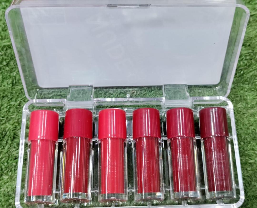 Matte Lip Gloss Set 6 Shades Long Lasting