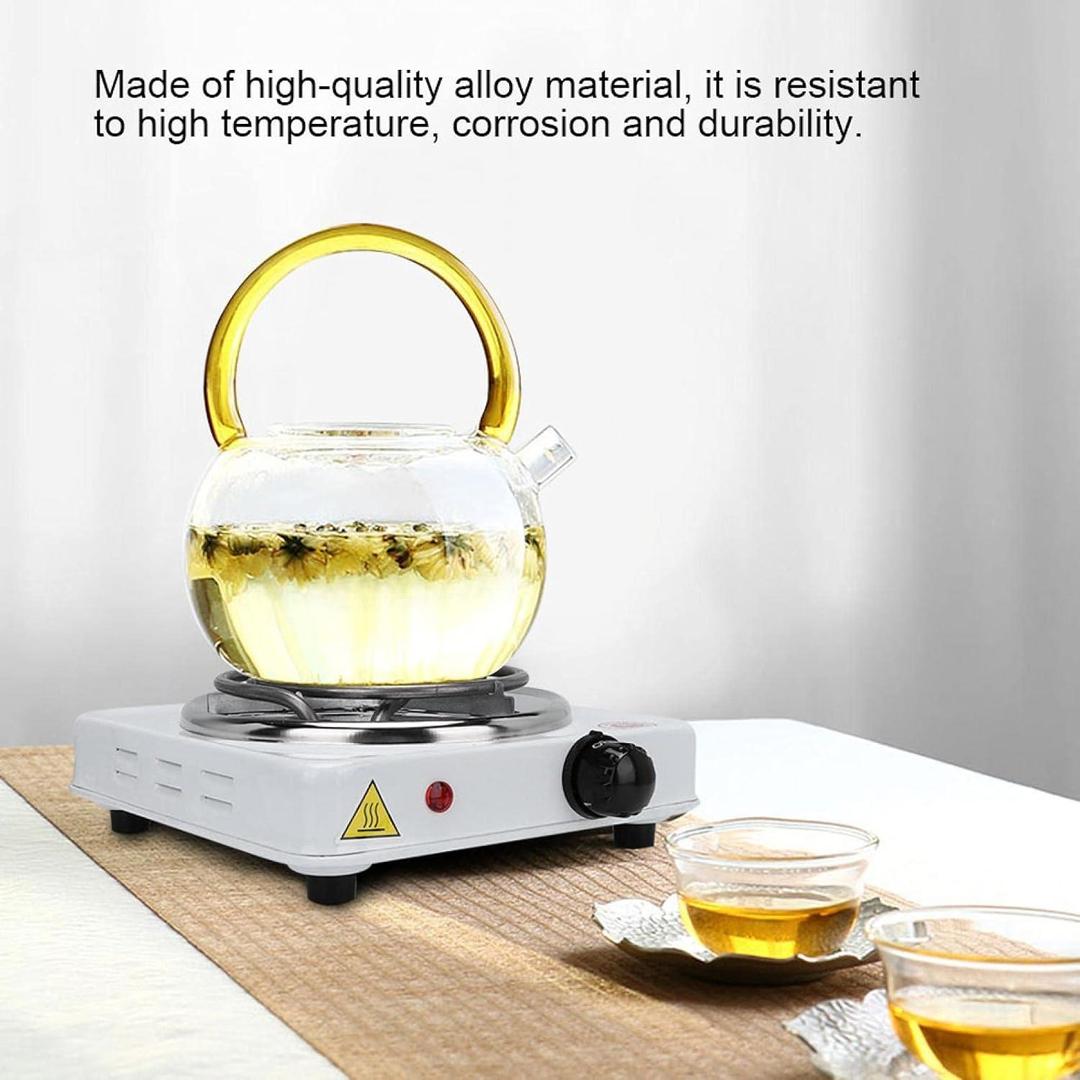 Electric Stove with Glass Lid Stainless Steel