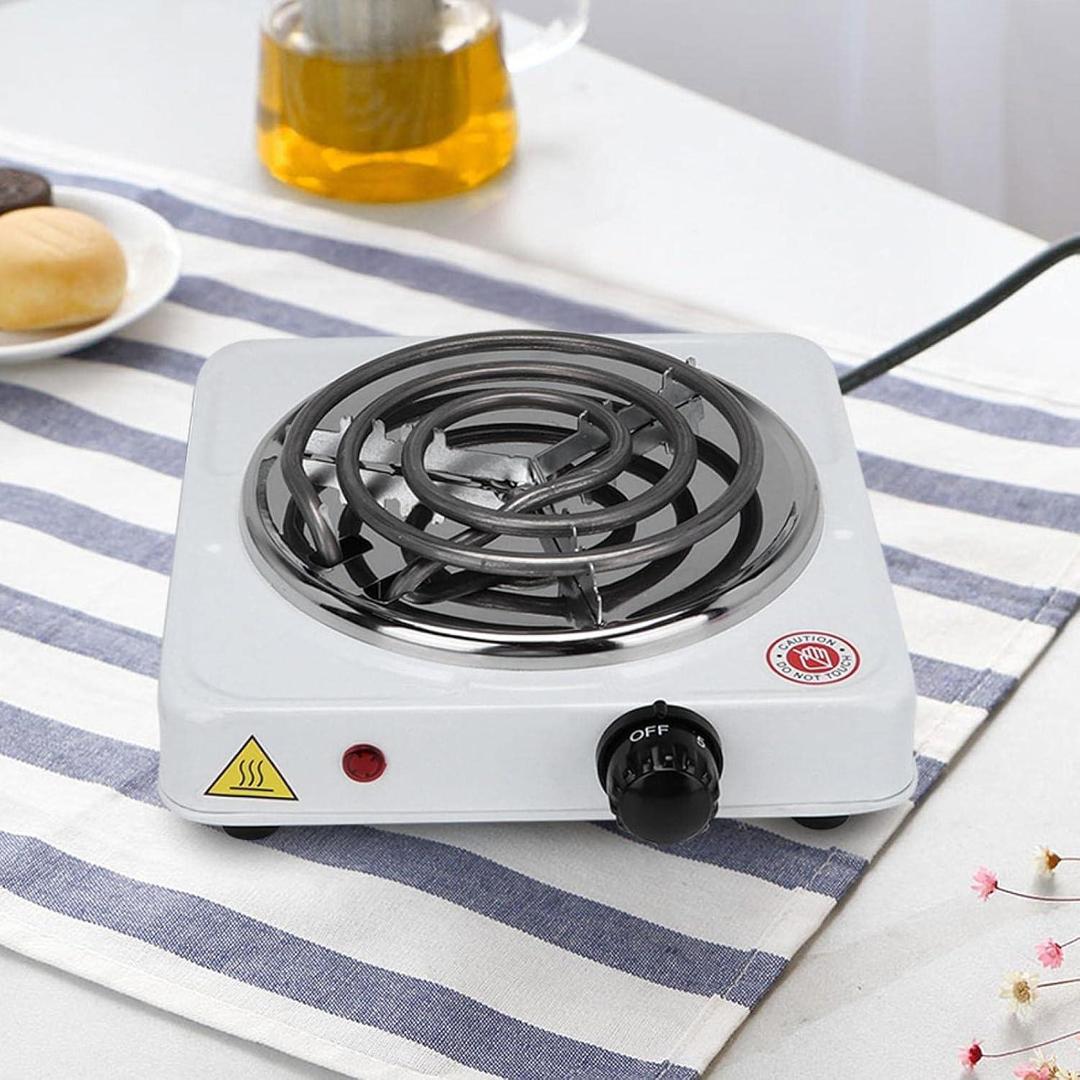 Electric Stove with Glass Lid Stainless Steel
