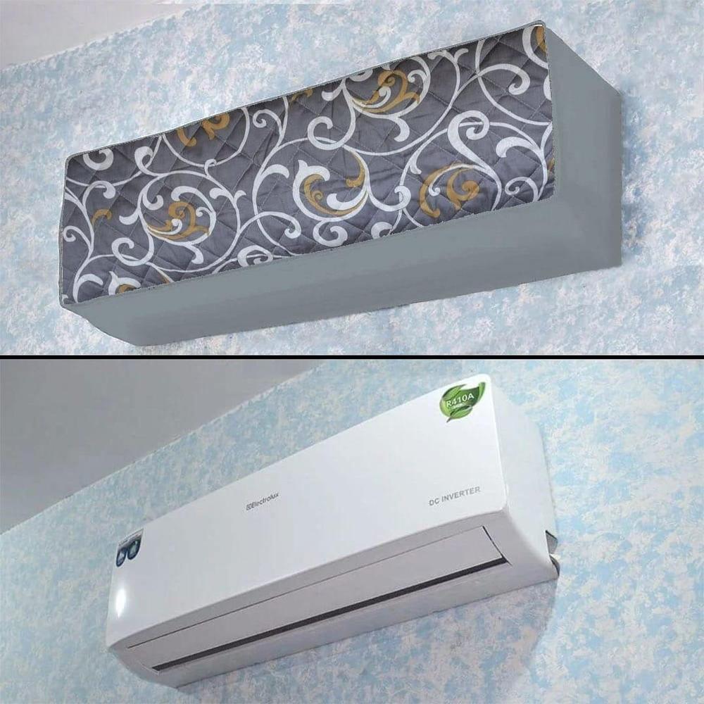 Premium 3-in-1 Cotton Quilted Home Appliance Cover Combo (AC + Microwave + Refrigerator)