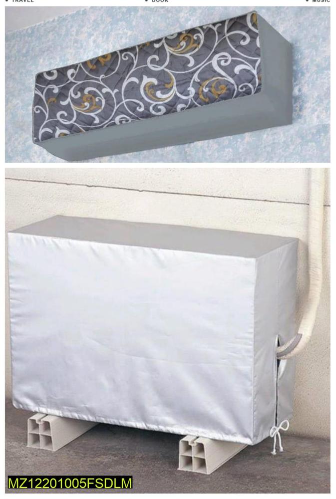 Premium 3-in-1 Cotton Quilted Home Appliance Cover Combo (AC + Microwave + Refrigerator)