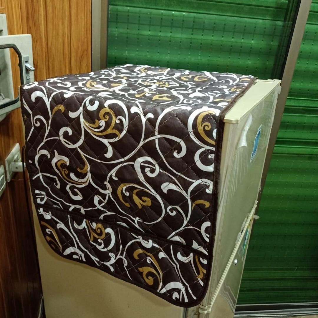 Premium 3-in-1 Cotton Quilted Home Appliance Cover Combo (AC + Microwave + Refrigerator)