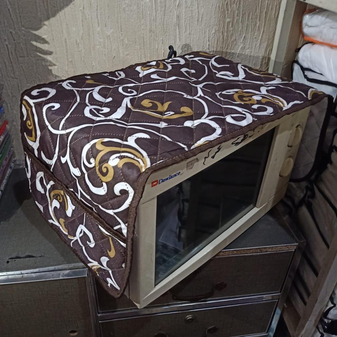 Premium 3-in-1 Cotton Quilted Home Appliance Cover Combo (AC + Microwave + Refrigerator)